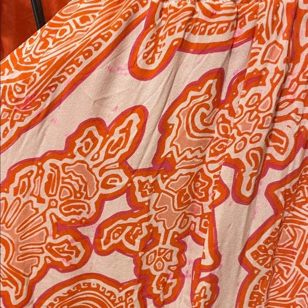 💕💕💕BOGOHO💕💕💕Red and White Michael Kors Paisley Dress-large